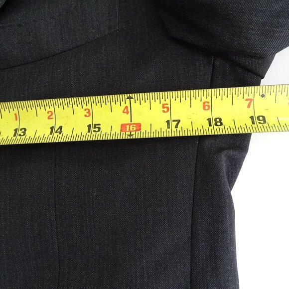 Suitsupply Zignone Napoli 2-Button Wool Suit Jacket Grey Regular Fit Men Size 46 - Picture 9 of 12